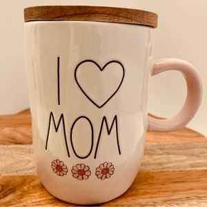 Rae Dunn I 💗 Mom Artisan Collection 16oz Coffee Cup